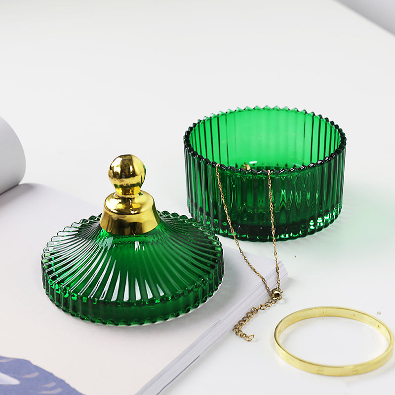Green Glass Container