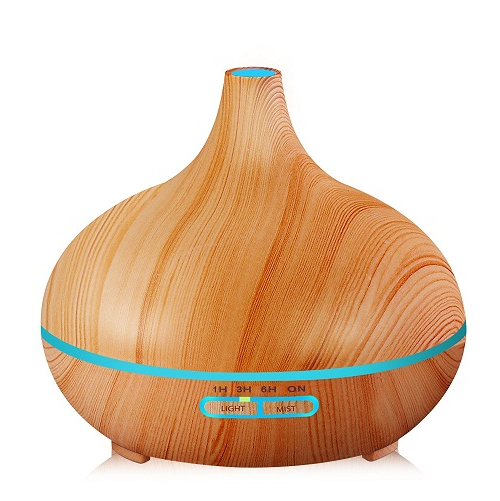 Aromatherapy Diffuser & Humidifier Light Wood