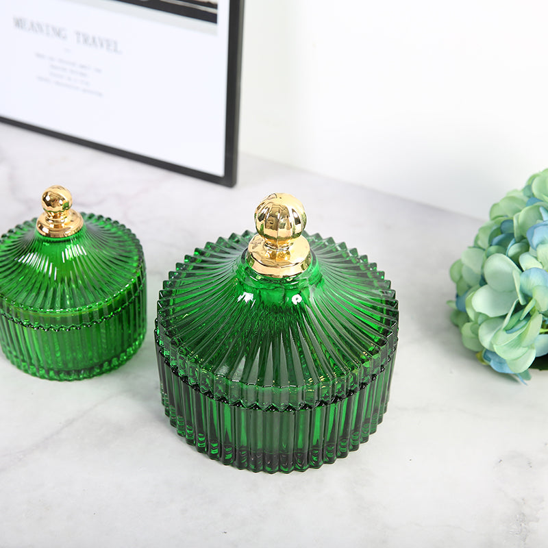Green Glass Container