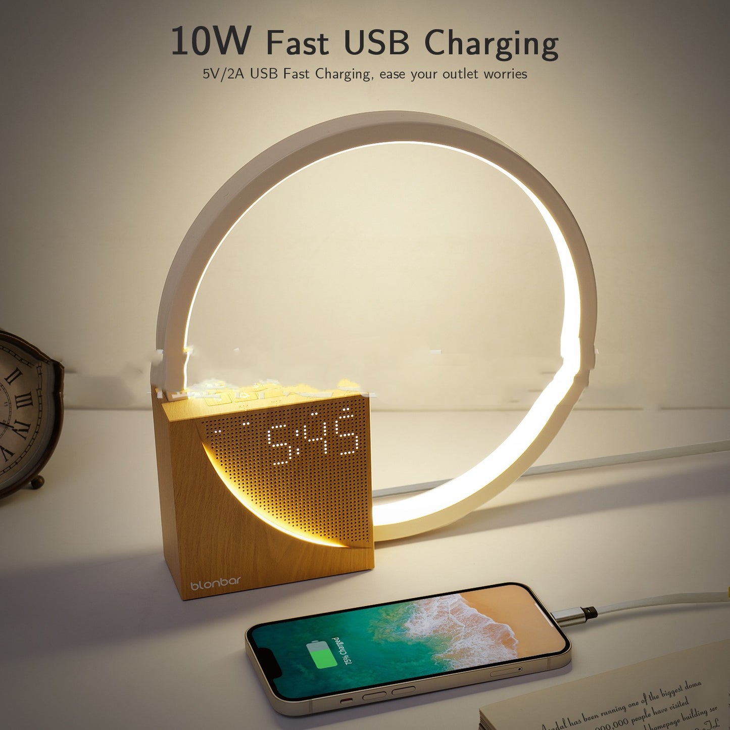 Bedside Lamp Wooden