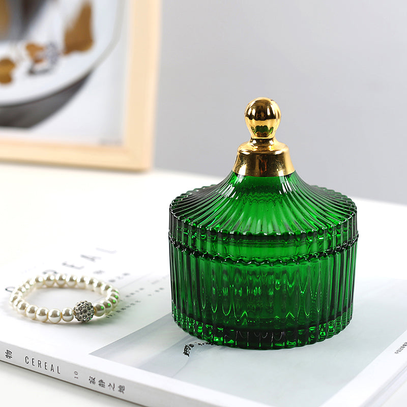 Green Glass Container