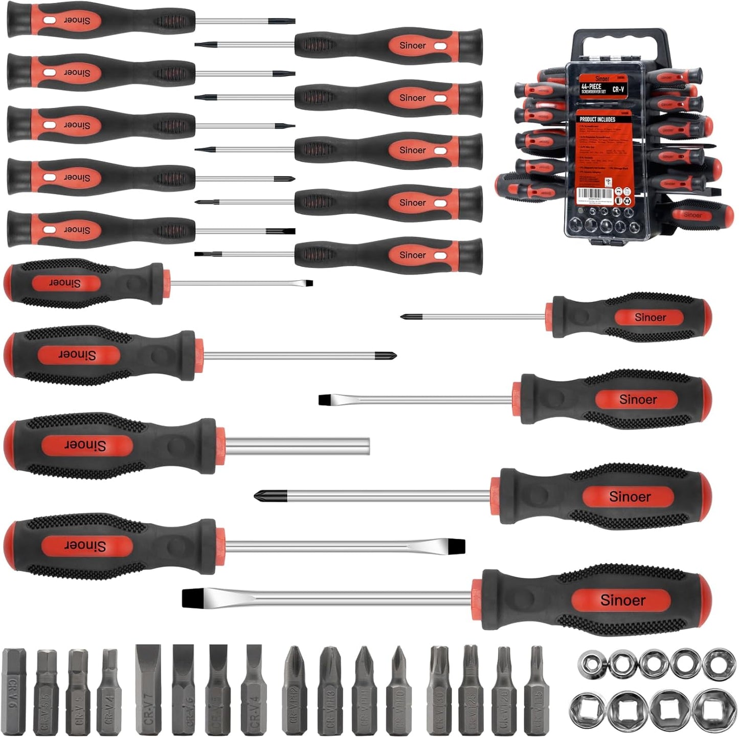 Screwdrivers Set 44-Piece Screwdrivers Set