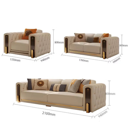 Modern Sofa Set 3 Piece-Set A